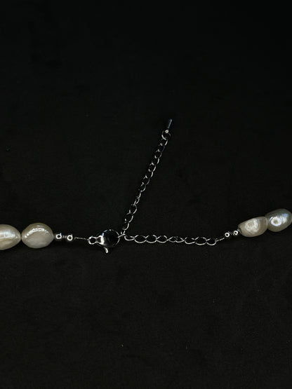 x2 Freshwater Pearl Necklaces (Mixed Charms) - White