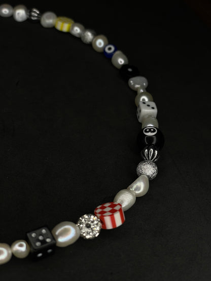 HAPPY-GO-LUCKY Pearl Necklace